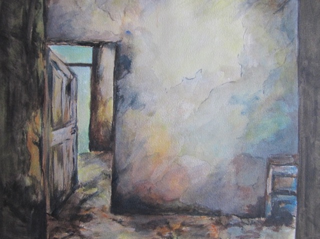 Beyond, art, picture, painting, watercolour, paint