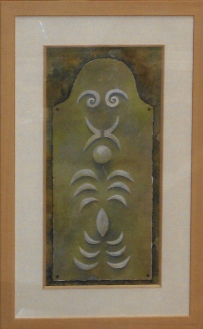 Finger plate, watercolour, ink, art, painting, picture