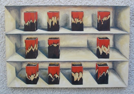 Art, painting, missing pot, acrylic, mother, OCD