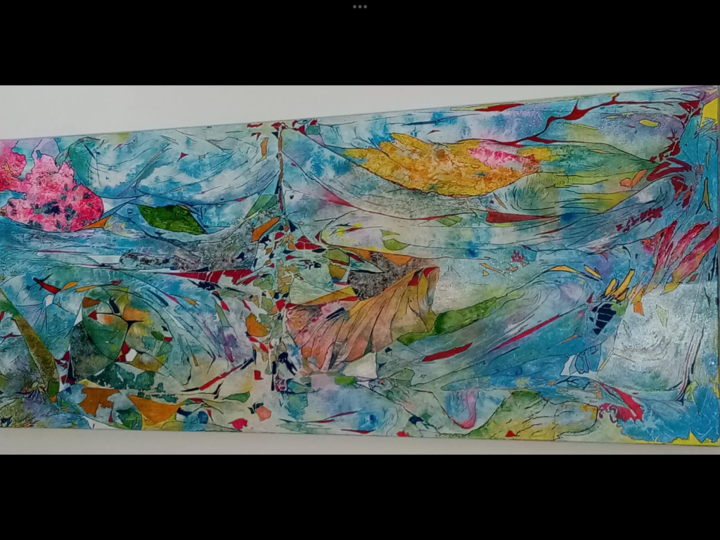 Movement, painting, art, picture, ocean