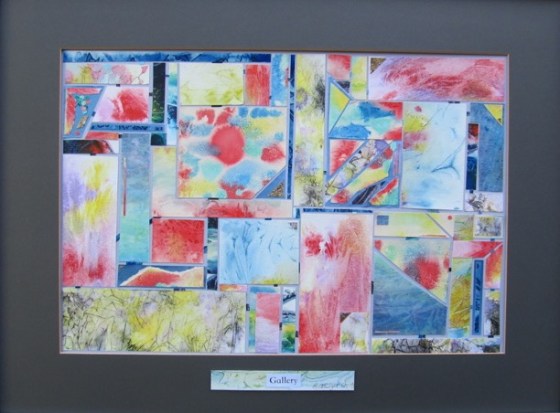 Mixed media on watercolour paper.